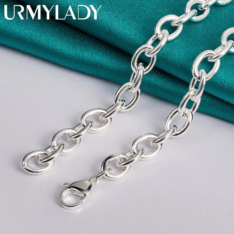 URMYLADY 925 Sterling Silver Dragonfly Pendant Necklace For Women Wedding Engagement Party Fashion Jewelry