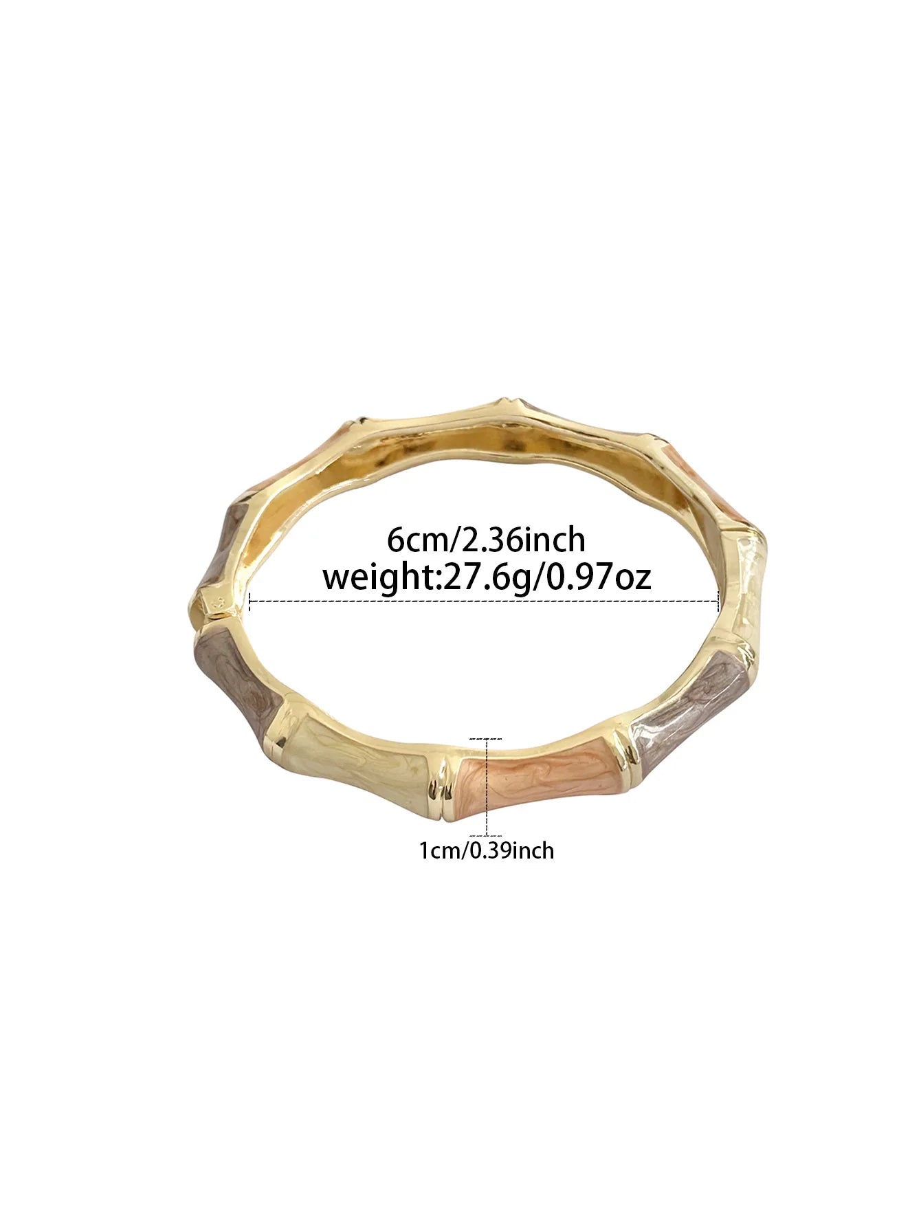 KMVEXO Exaggeration Imitation Enamaled Colorful Metal Bangle Simple Design Trendy Women's Fashion Jewelry Minimalist Bracelets
