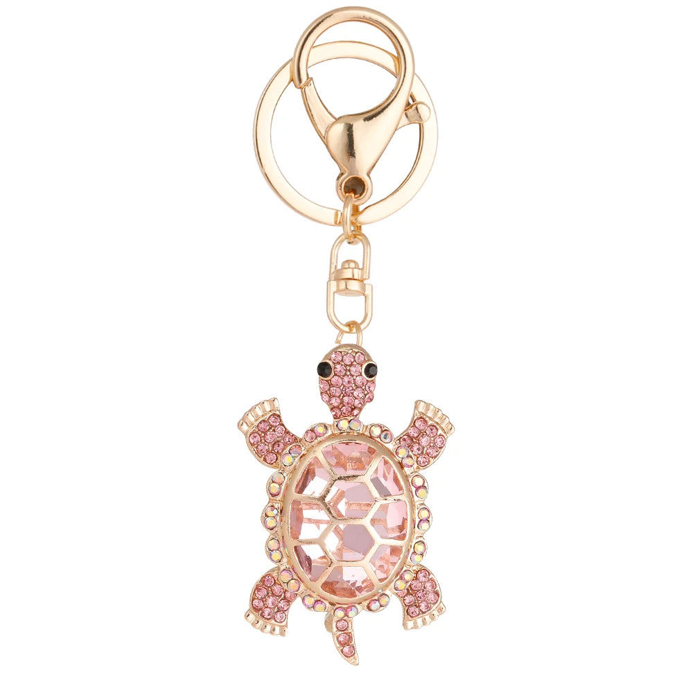 Funny Tortoise Key Ring Women's Luxury Bag Keychain Souvenir Gift for Girlfriend Marine Animals