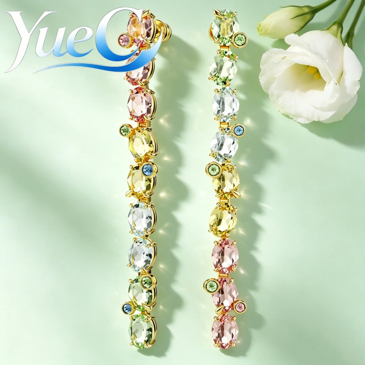 2026 YueC NEW Original Product: Flower Necklace, Butterfly Earrings, Light Luxury Charm Bracelet, Niche Design, Exquisit