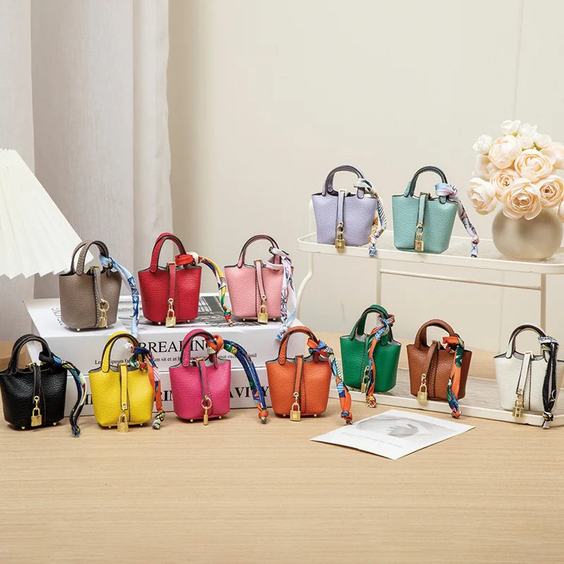 Mini Bag Pendant Keychain Hanging Accessory Zero Wallet Creative Portable Bracelet Bluetooth Earphone Bag Multifunctional