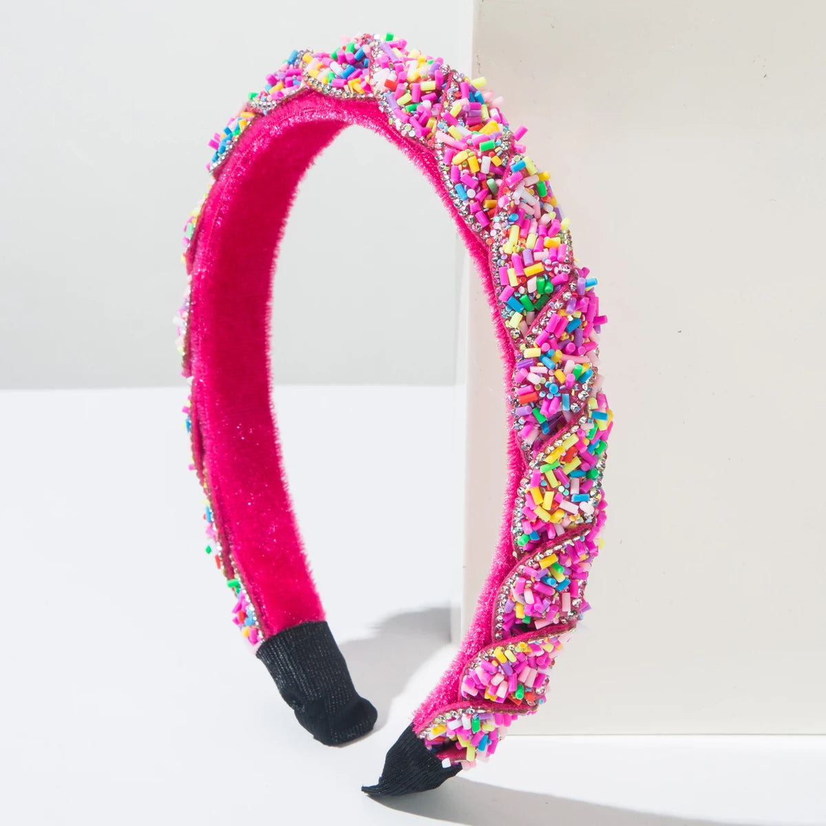 New Baroque Headband From Europe and America, Sweet Candy Colored, Cute Woven Headband, High Skull Top, Beautiful Headband