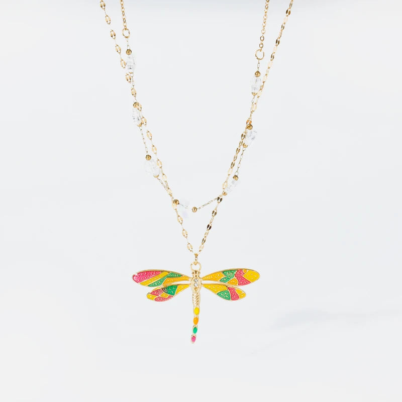 EILIECK 316L Stainless Steel Exaggerated Acrylic Link Thick Chain Necklace For Women Girl Fashion Leaves Neck Chain Jewelry Gift