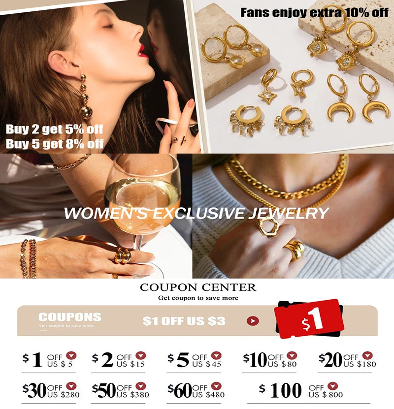 EILIECK Women's Trendy Colorful Creative Fish Pendant Necklace Stainless Steel Neck Chain Daily Water-resistant Jewelry Gift