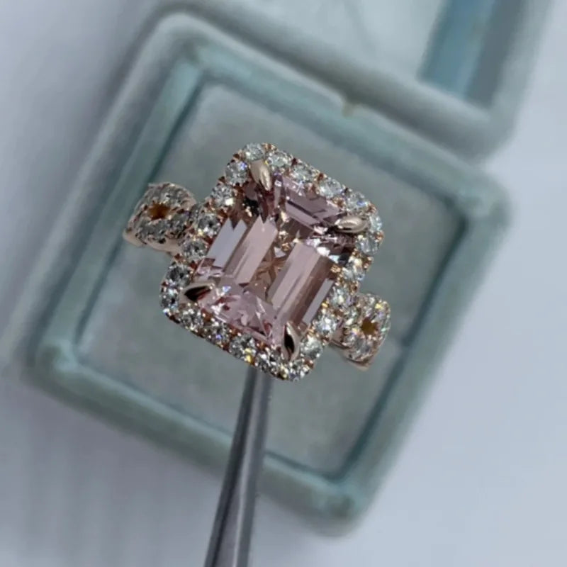 Rings for Women Brilliant Cubic Zirconia Wedding Engagement Female Accessories Fancy Proposal Ring Gift Trendy Jewelry