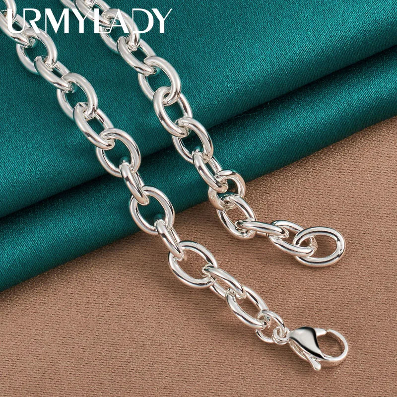 URMYLADY 925 Sterling Silver Dragonfly Pendant Necklace For Women Wedding Engagement Party Fashion Jewelry