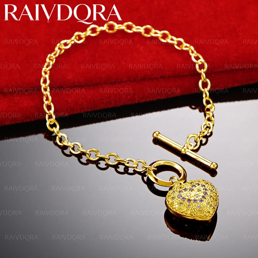 18K Gold Plated Design Bracelets For Women Men Charm Trend Birthday Gifts Fashion Party Fine Jewelry