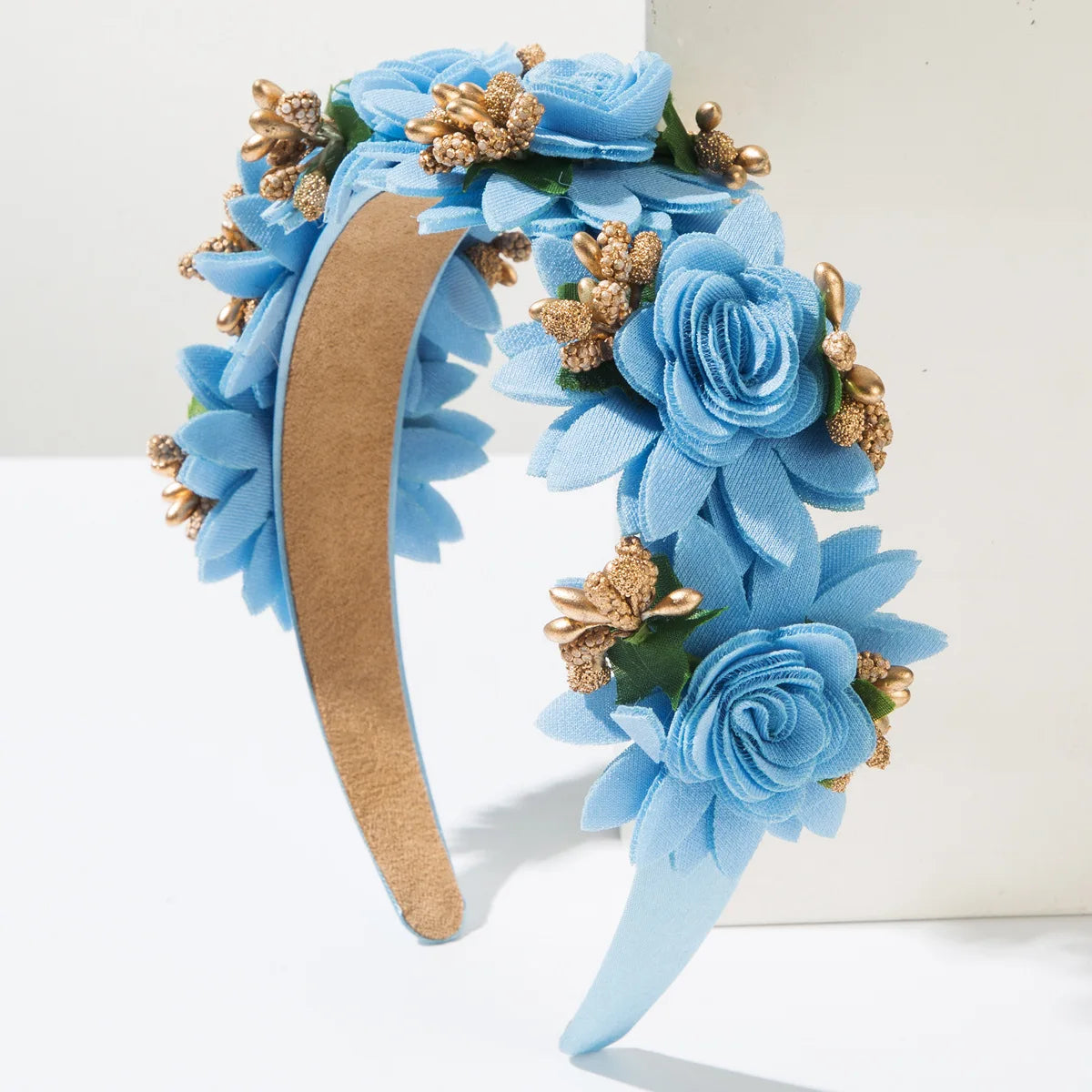 Simulation Rose Flowers Hairbands for Women Tiaras Crown Headband Hair Jewelry Party Birthday Costume Accessories