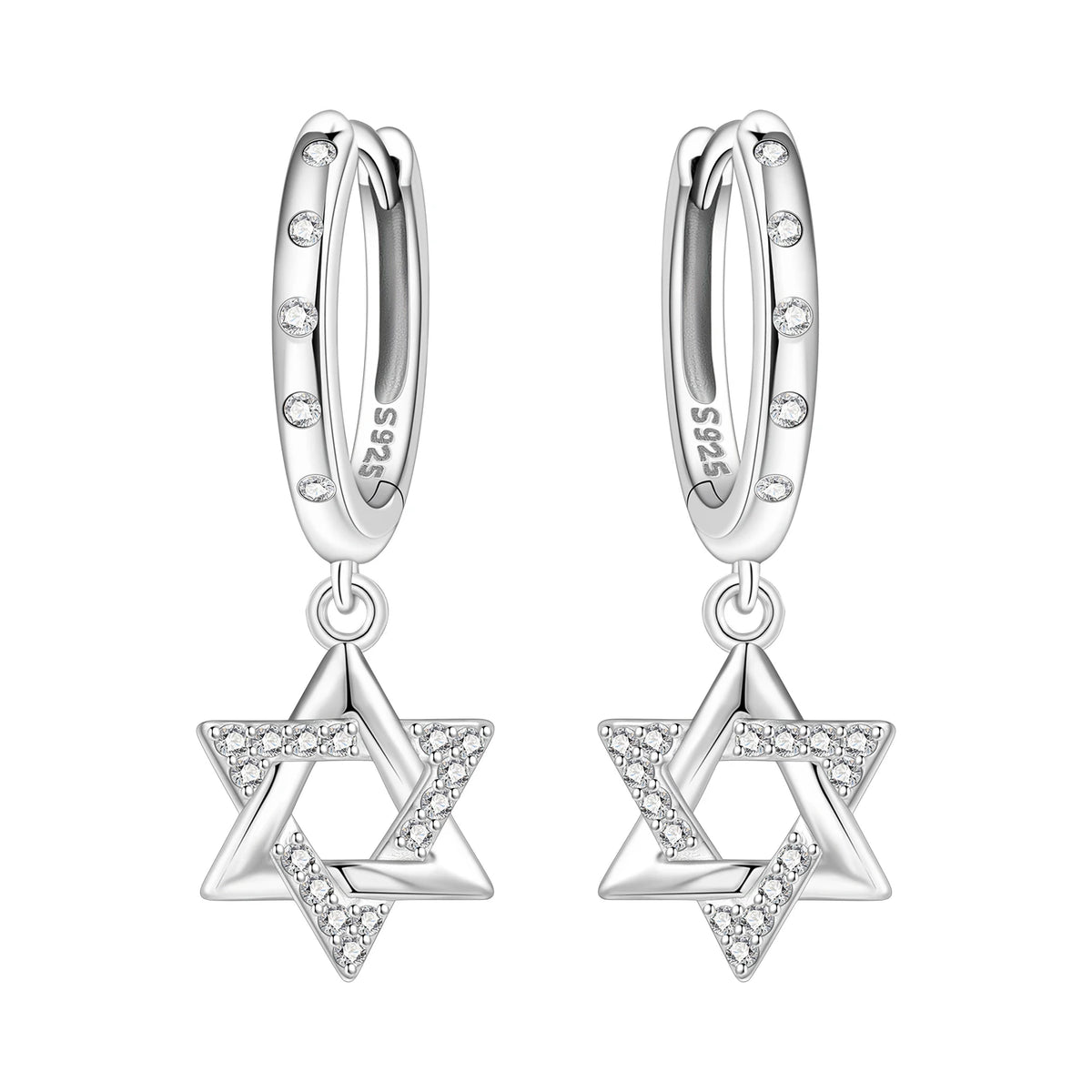 Orstarry 925 Sterling Silver Shining Starry Sky Series Drop Earrings Women Earrings Charm Fashion Versatile Party Jewelry Gifts