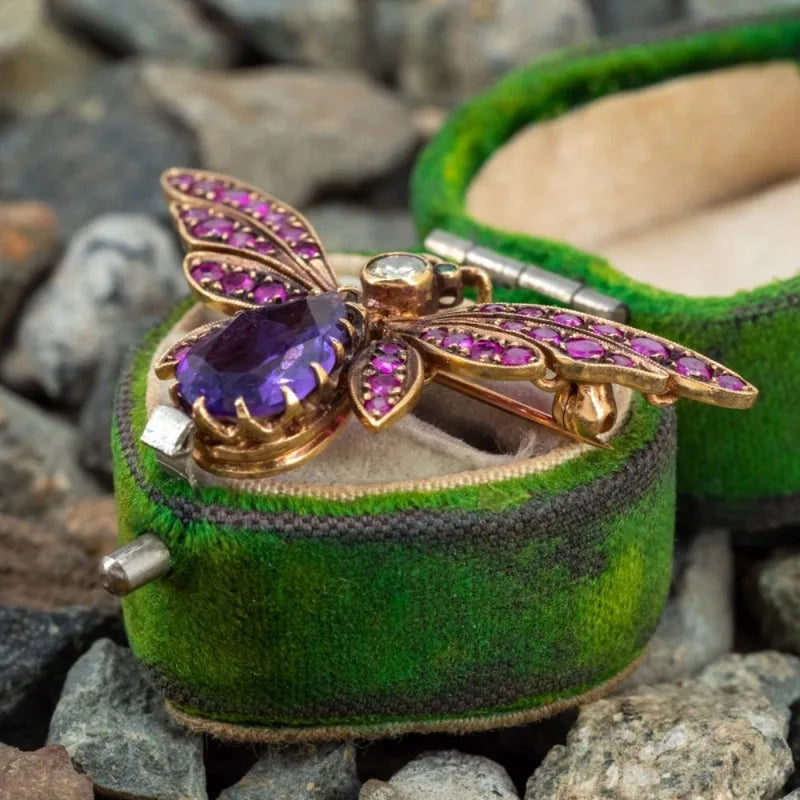 Vintage Dragonfly Brooch for Women Clothing Insect Pins Rhinestone Brooch Pin Badges Jewelry Accessories Wedding Holiday Party