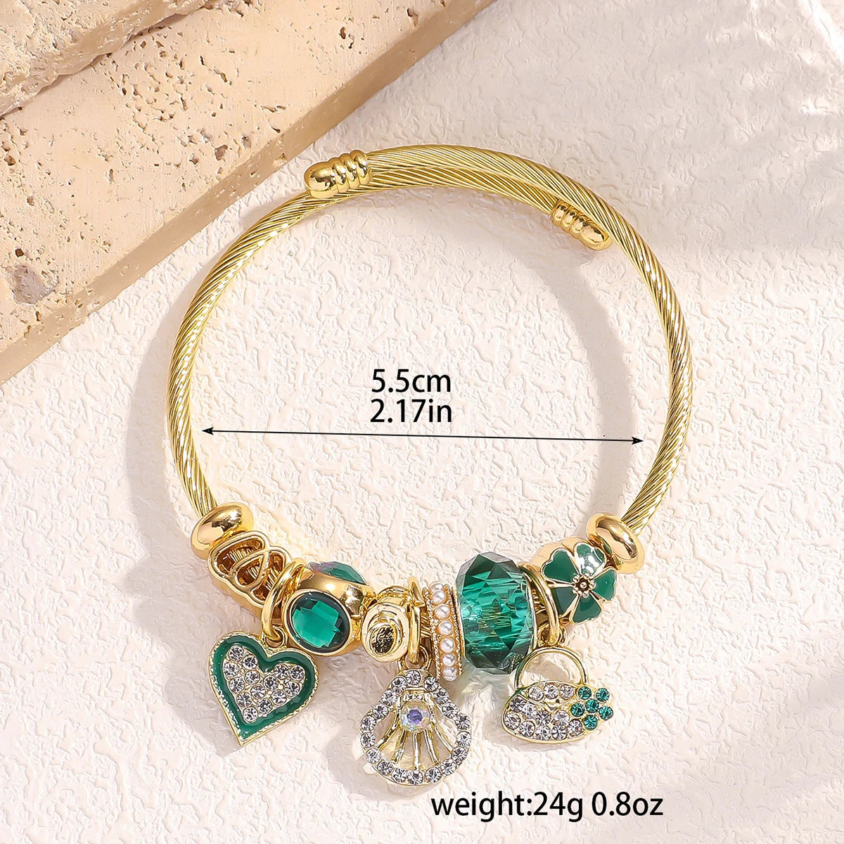 1PC Women's Fashion Pan Family Multi Element Beaded Bracelet Jewelry Accessories Suitable for Date, Party, Festival Gifts