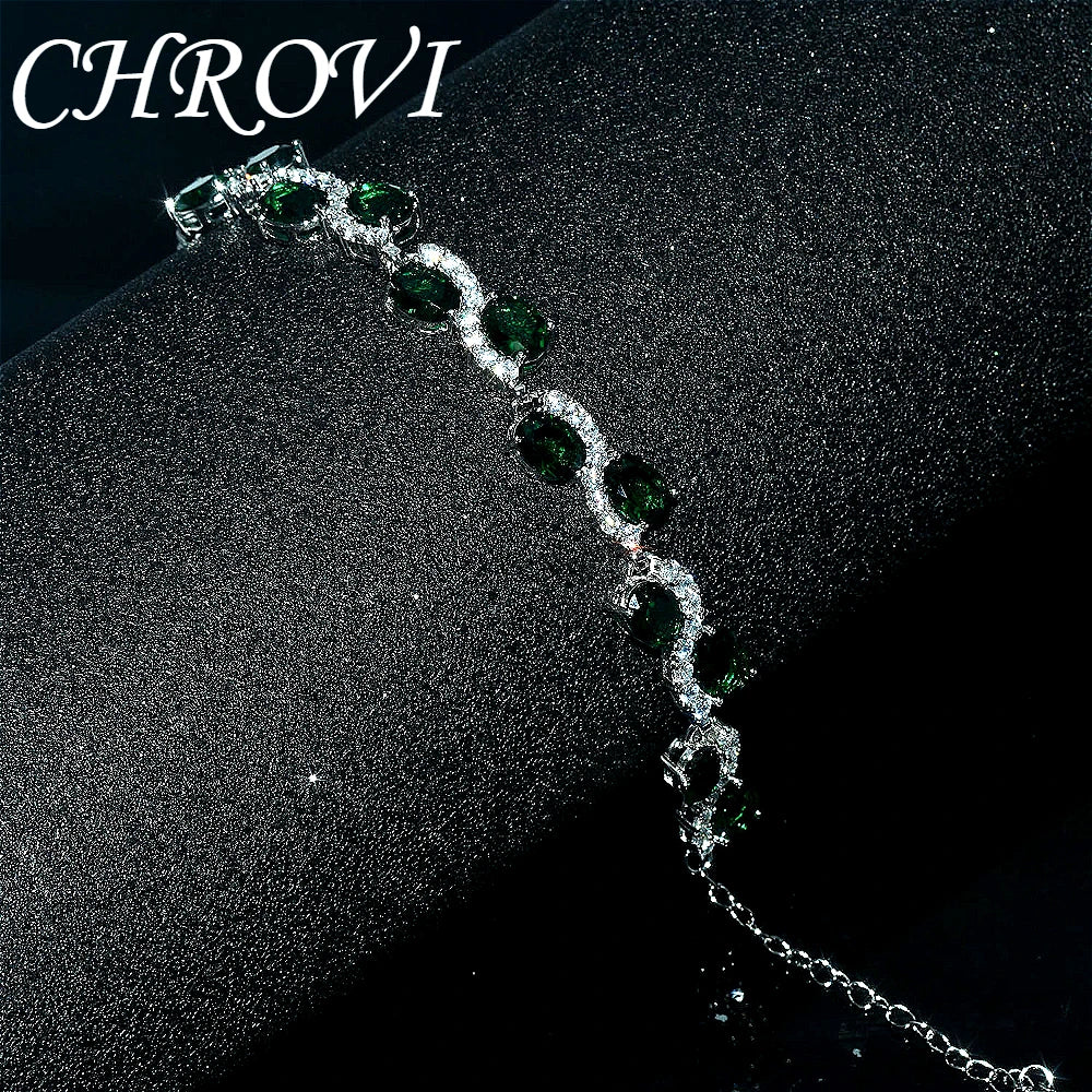 Luxury-Style 925 Sterling Silver Gemstone Bracelet - Beaded Gemstone Bracelet for Women as a Fashion Accessory