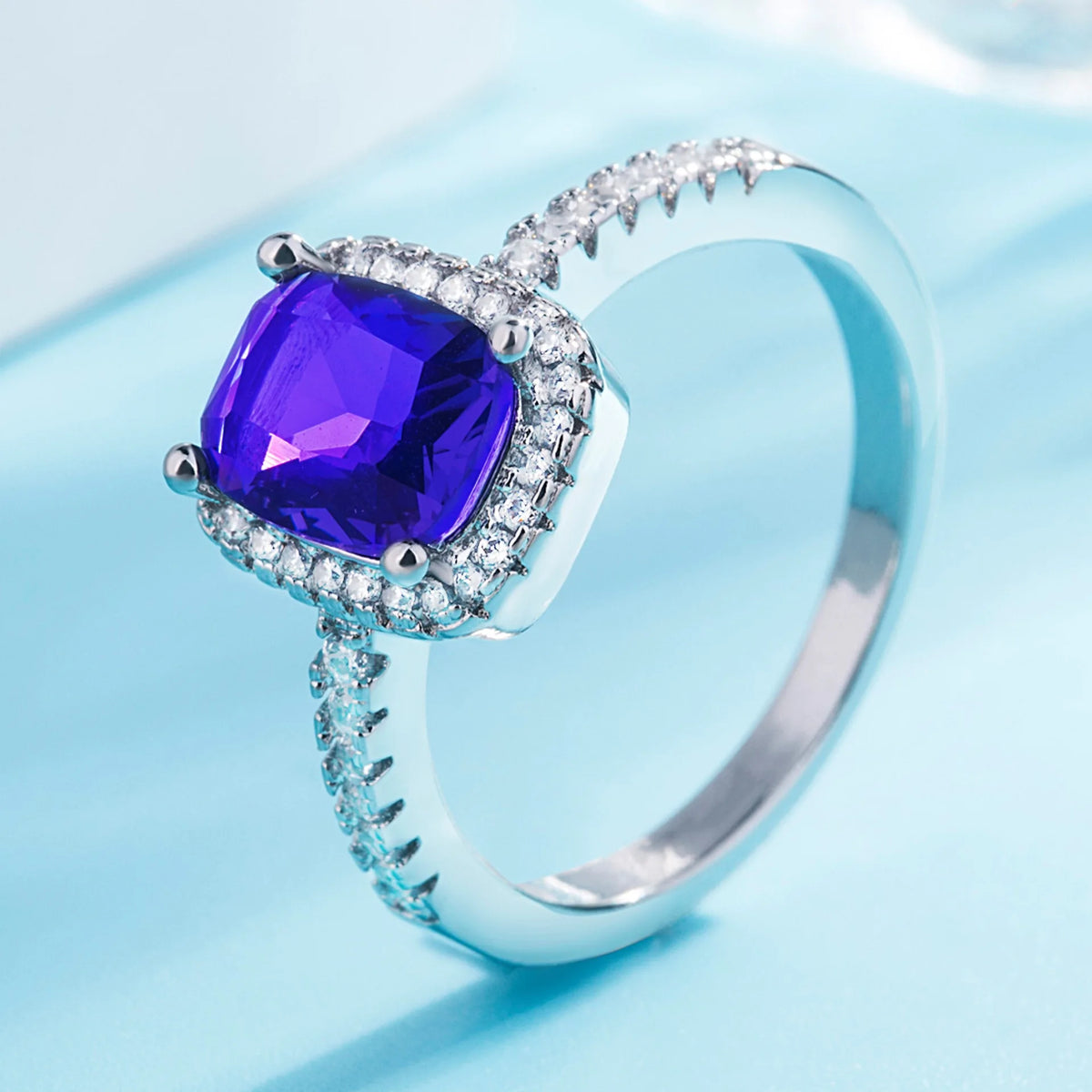 New 925 Sterling Silver Ring Shines Simplicity Crystal Zircon Fashion Exquisite For women Jewelry Wedding Engagement Gift Party