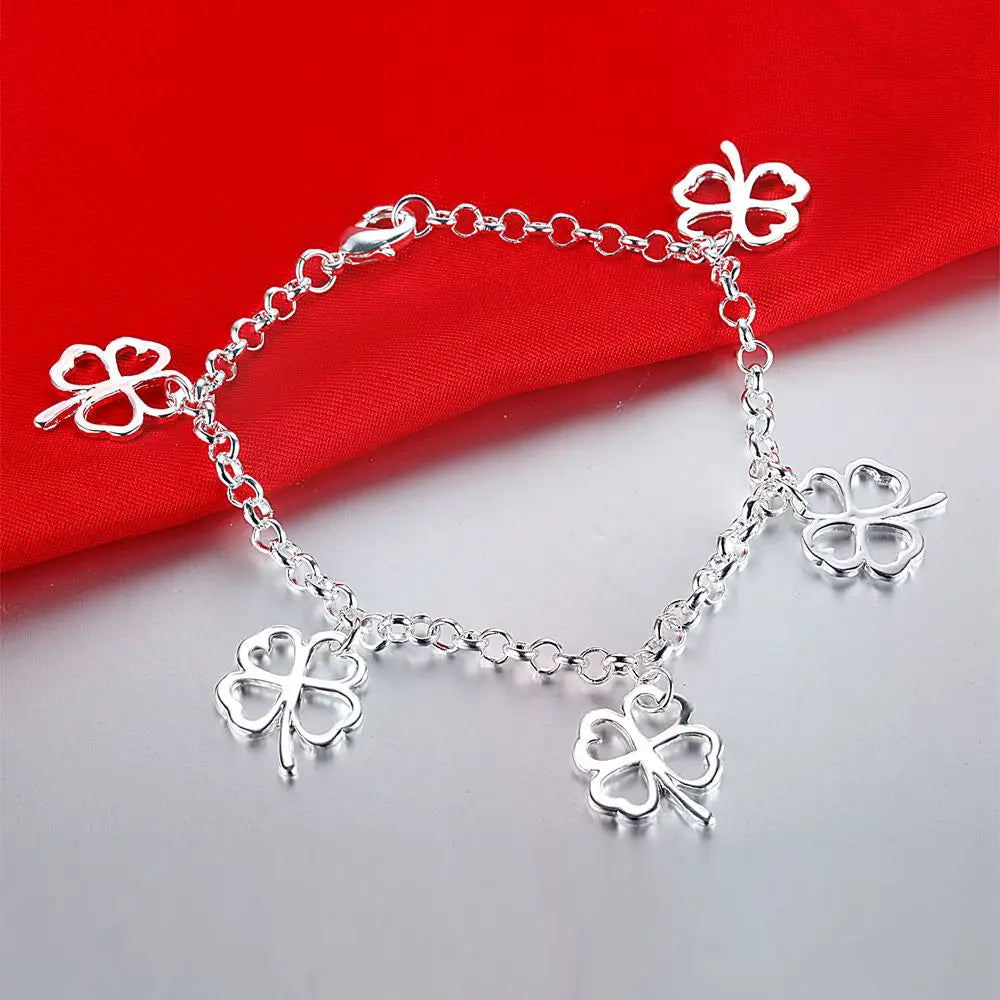 925 Sterling Silver Bracelet Dolphin High Quality Romance Chain For Women Fashion Engagement Party Wedding Jewelry Gift