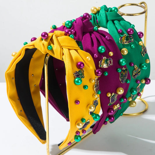 New Carnival Headband, Nail Bead Glasses, Clown Hat, Alloy Accessories, Classic Party And Holiday Hair Accessories