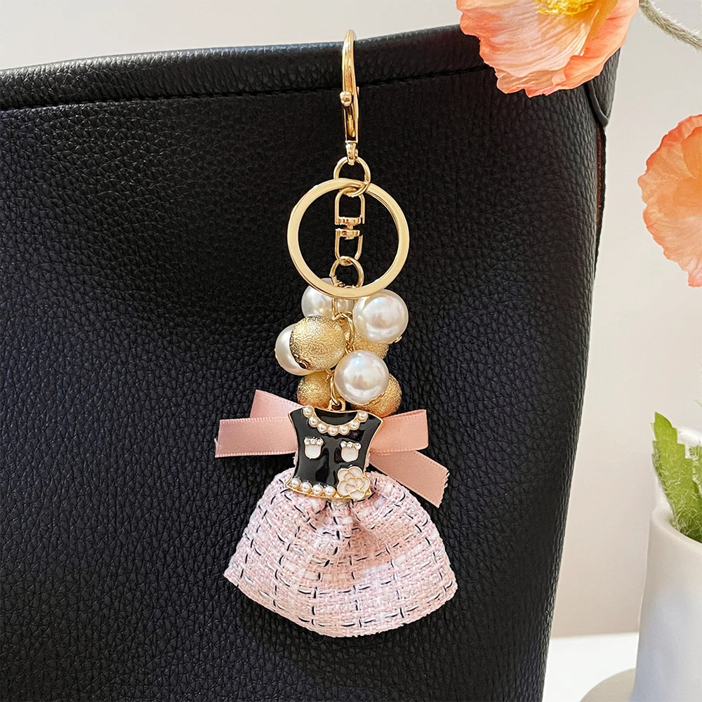 2024 Fashion Flower Keychain Camellia Handbag Pendant Gifts Souvenirs