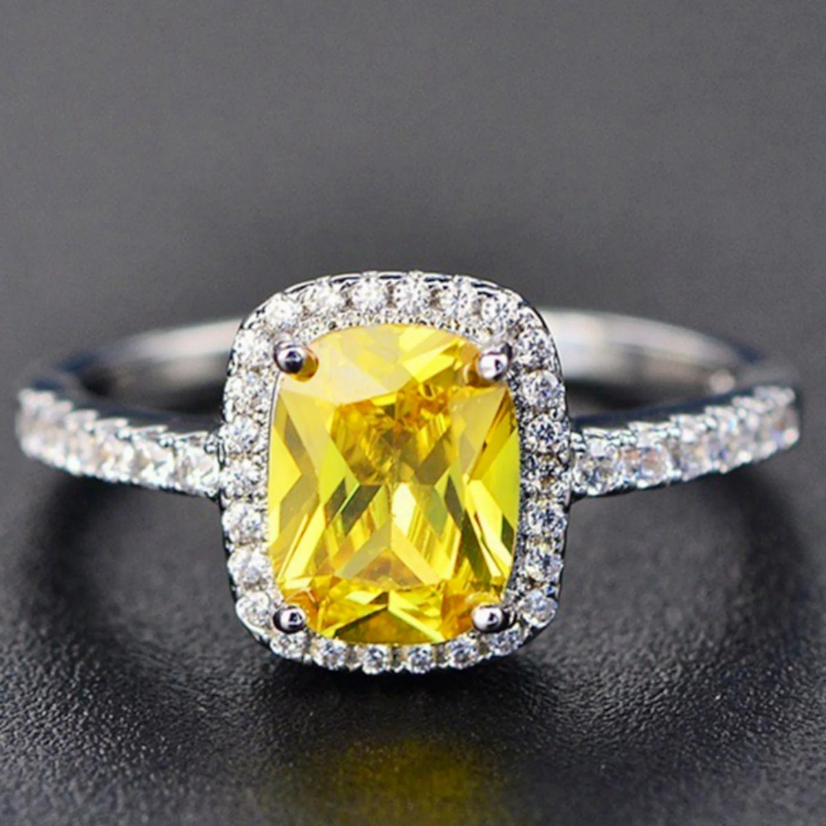 New 925 Sterling Silver Ring Shines Simplicity Crystal Zircon Fashion Exquisite For women Jewelry Wedding Engagement Gift Party
