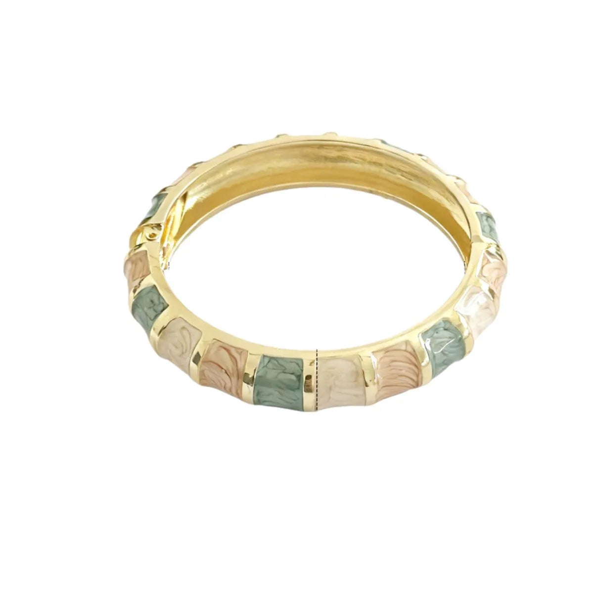 KMVEXO Vintage Imitation Enamel Dripping Oil Irregular Wave Cuff Bangles Punk Exaggerated Geometric Bracelet Women Men Jewelry