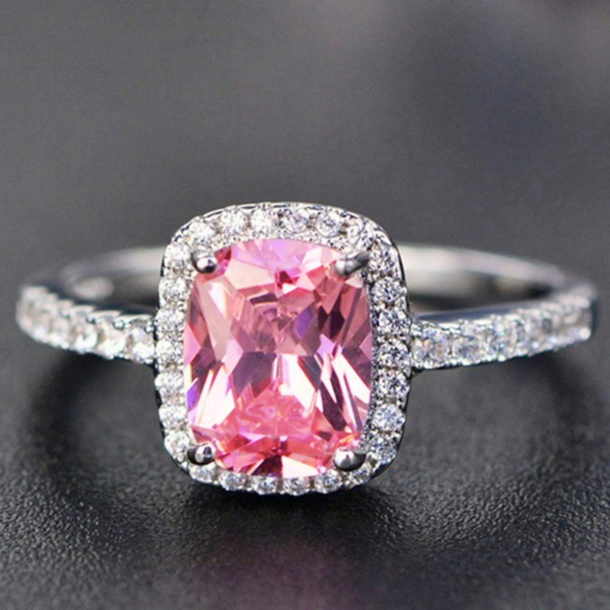 New 925 Sterling Silver Ring Shines Simplicity Crystal Zircon Fashion Exquisite For women Jewelry Wedding Engagement Gift Party