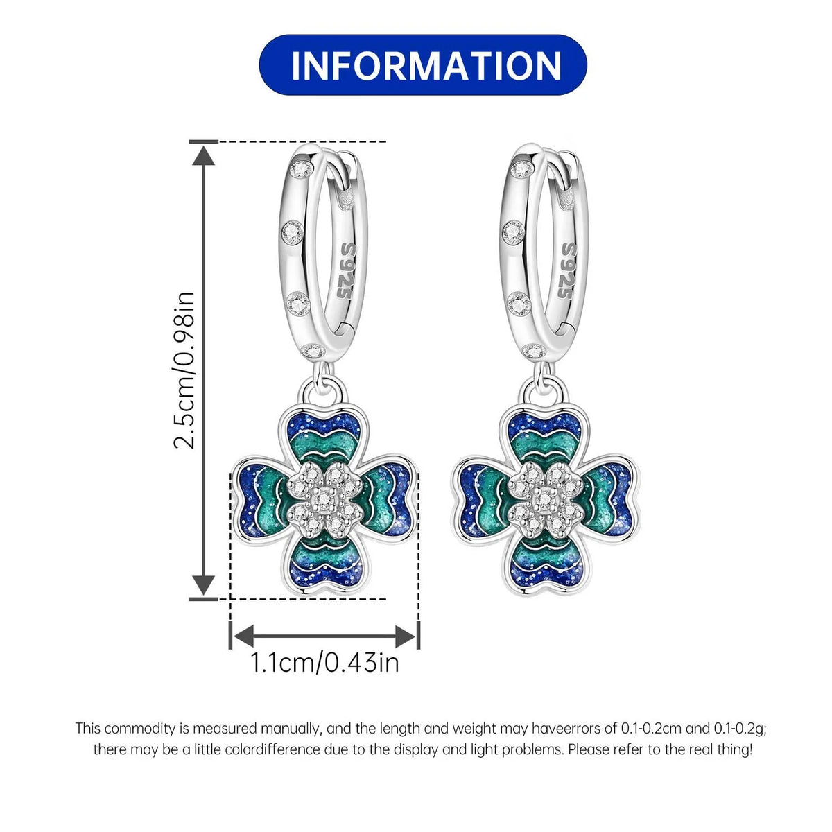 Orstarry 925 Sterling Silver Feather Lucky Symbol Drop Earrings Women Earrings Charm Fashion Versatile Party Jewelry Gifts