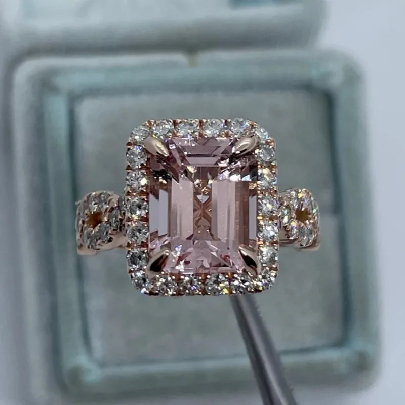 Rings for Women Brilliant Cubic Zirconia Wedding Engagement Female Accessories Fancy Proposal Ring Gift Trendy Jewelry