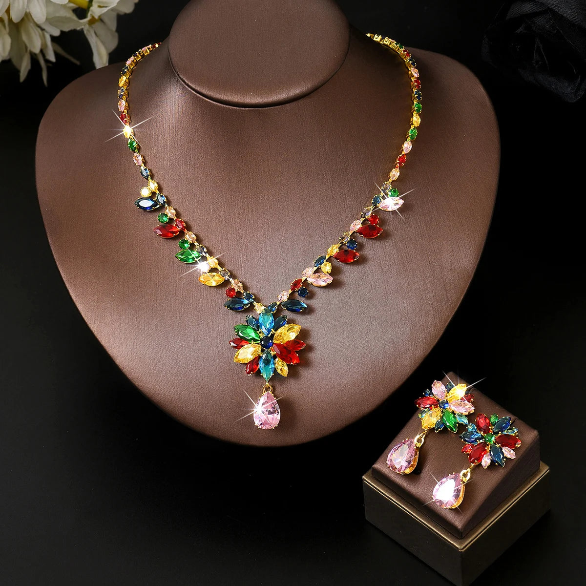 French Luxury Color Set with Floral Design, Exploring the Store, Taking Photos with Girlfriends, and Gifting as Companions