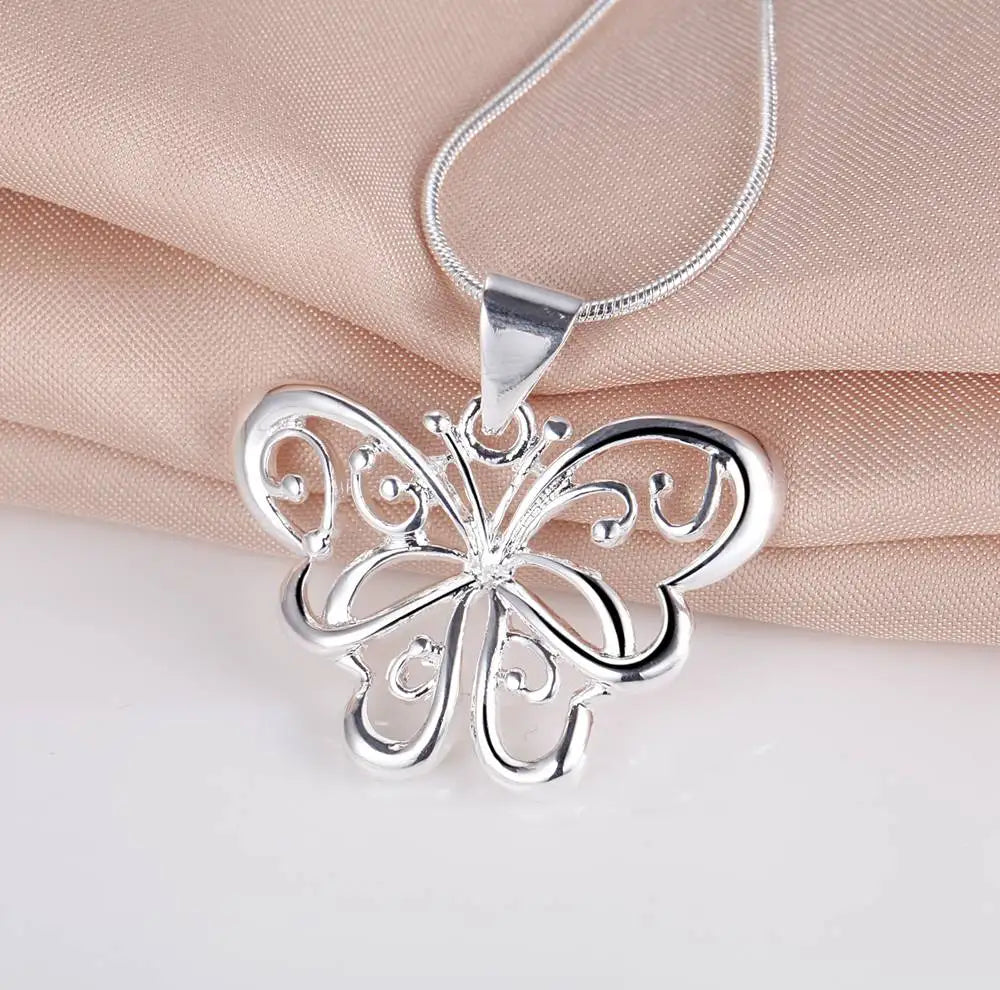 925 Sterling Silver Necklace Pendant Wholesale High Quality Fashion jewelry chains For Women Exquisite Student Girlfriend
