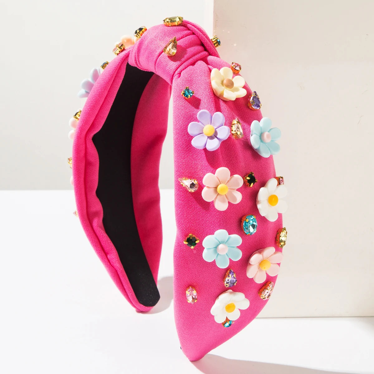 New Fashion Style Baroque Style Diamond Studded Flower Headband For Women's Fashion Shows, Street Photography, High-Quality Head