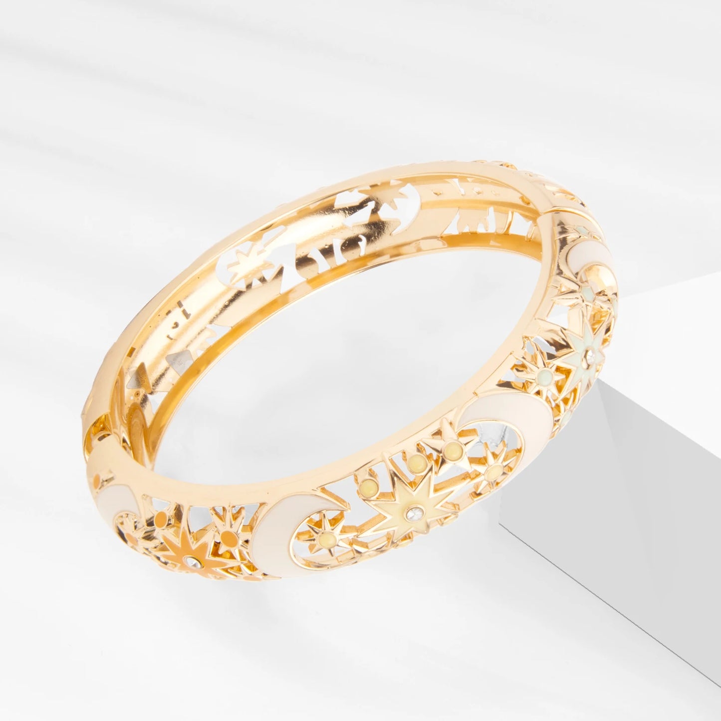 1/2PC Bangle For Women Cloisonne Bracelet On Hand Double Enamel Bangle Set Indian Style Arab Women's Jewelry Accessories Trendy