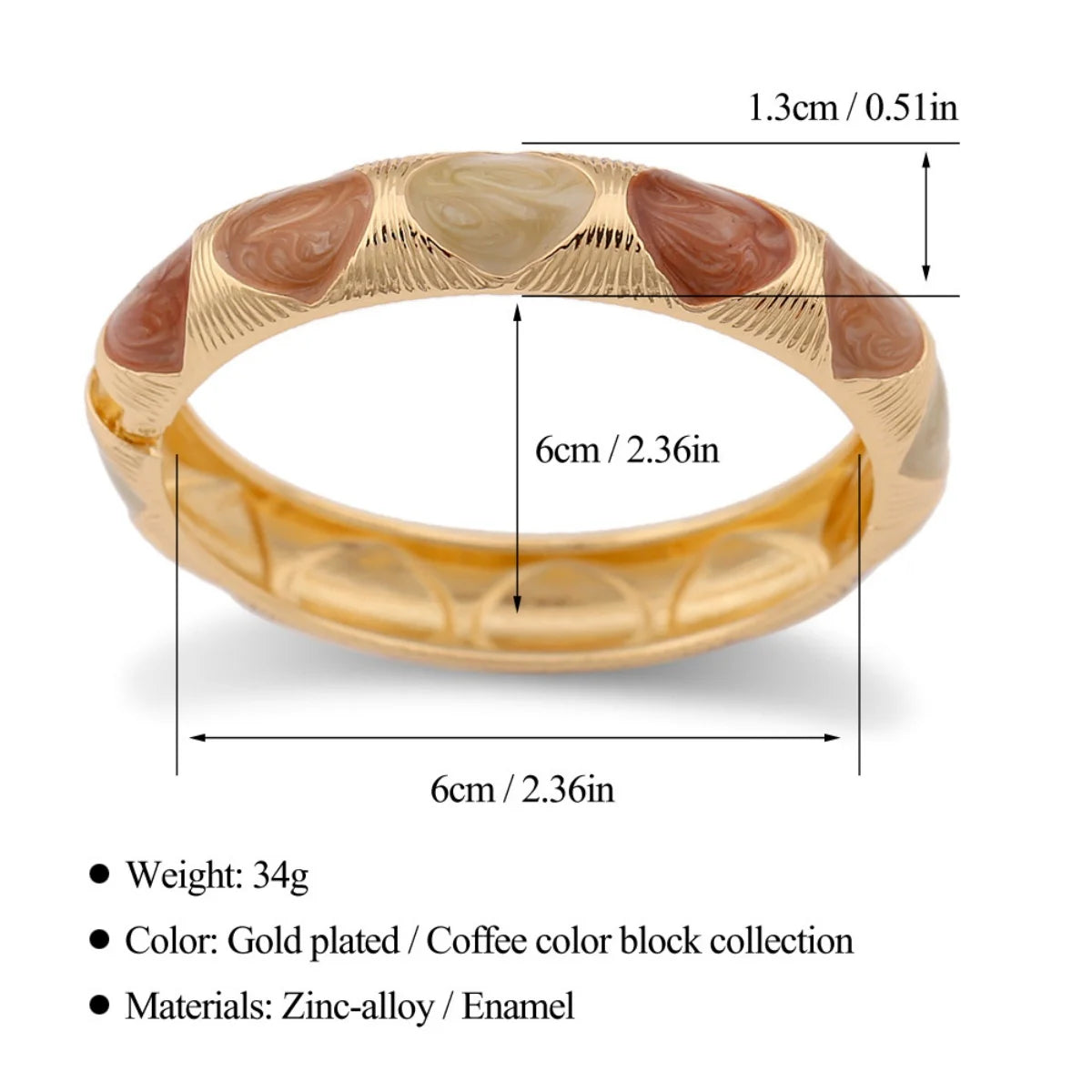 KMVEXO 7 Style Boho Beige Coffee Enamel Irregular Metal Bracelet For Women Men Punk Geometric Heart Cuff Bangle Fashion Jewelry