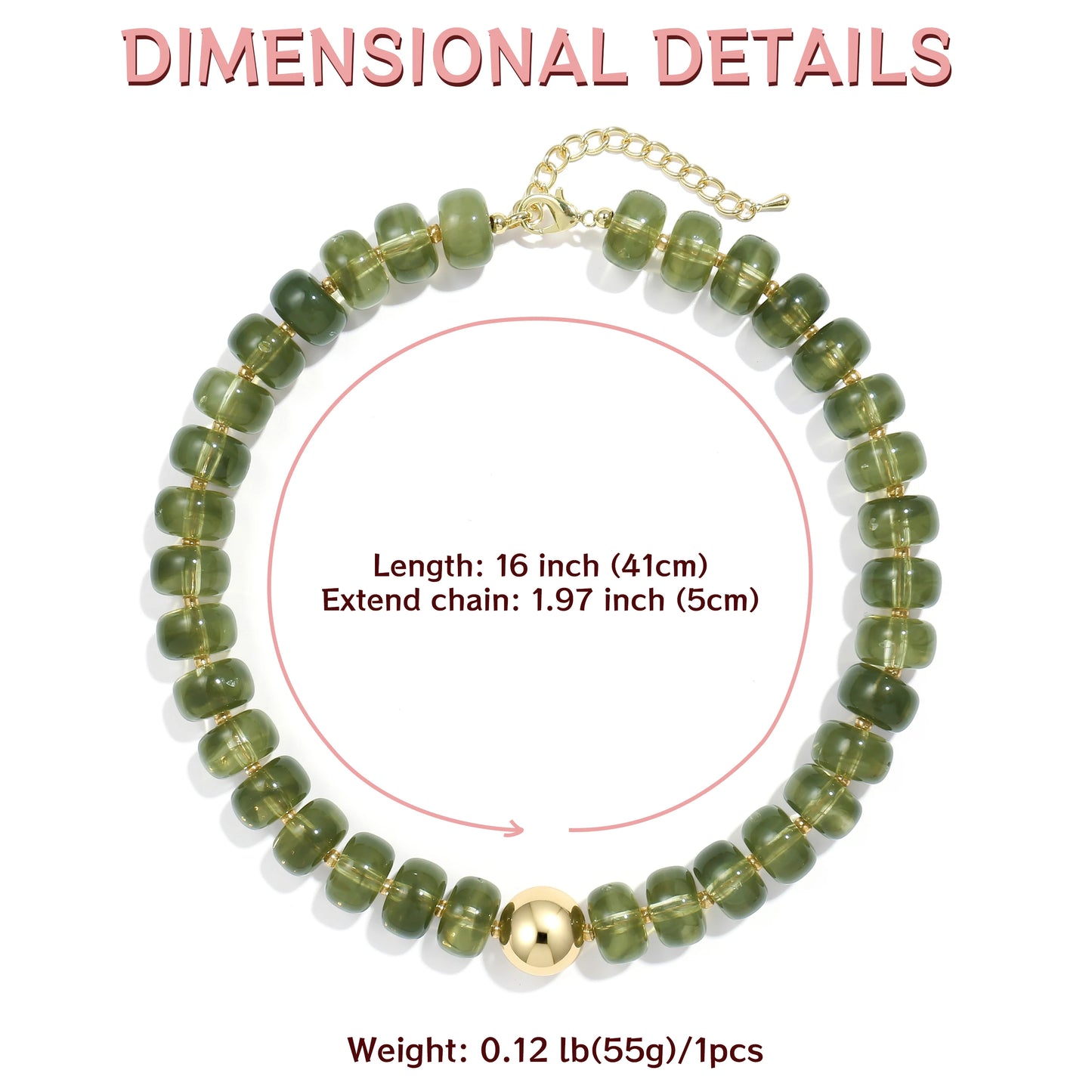 Badu New Colorful Acrylic Beaded Choker Necklace for Women Bohemian Trendy Summer Statement Jewelry Gift 2026