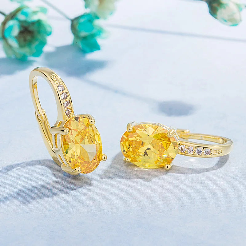 New 925 Sterling Silver Earrings AAA Zircon For Women Exquisite Student Girlfriend Jewelry Accessories Wedding Fashion Gift