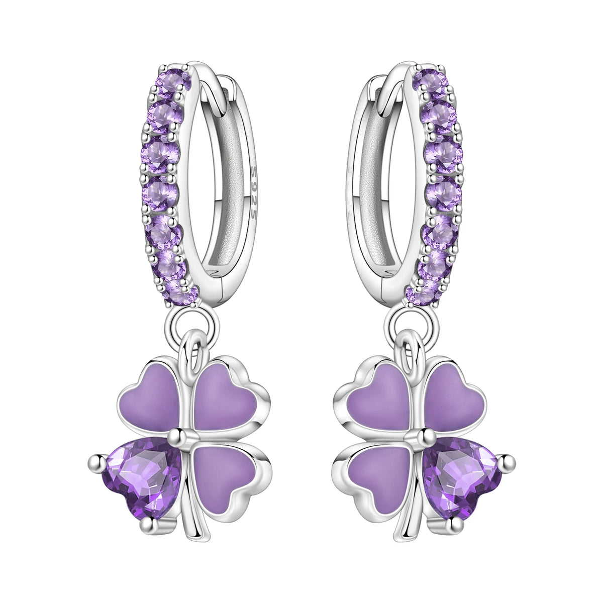 Orstarry 925 Sterling Silver Feather Lucky Symbol Drop Earrings Women Earrings Charm Fashion Versatile Party Jewelry Gifts