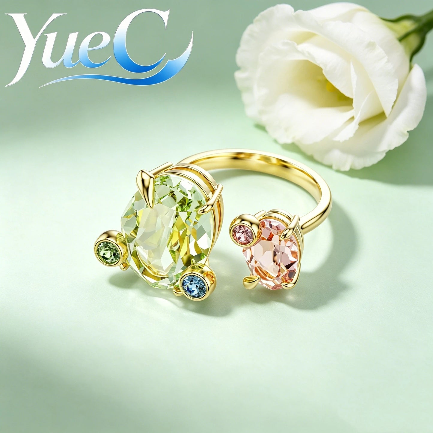 2026 YueC NEW Original Product: Flower Necklace, Butterfly Earrings, Light Luxury Charm Bracelet, Niche Design, Exquisit