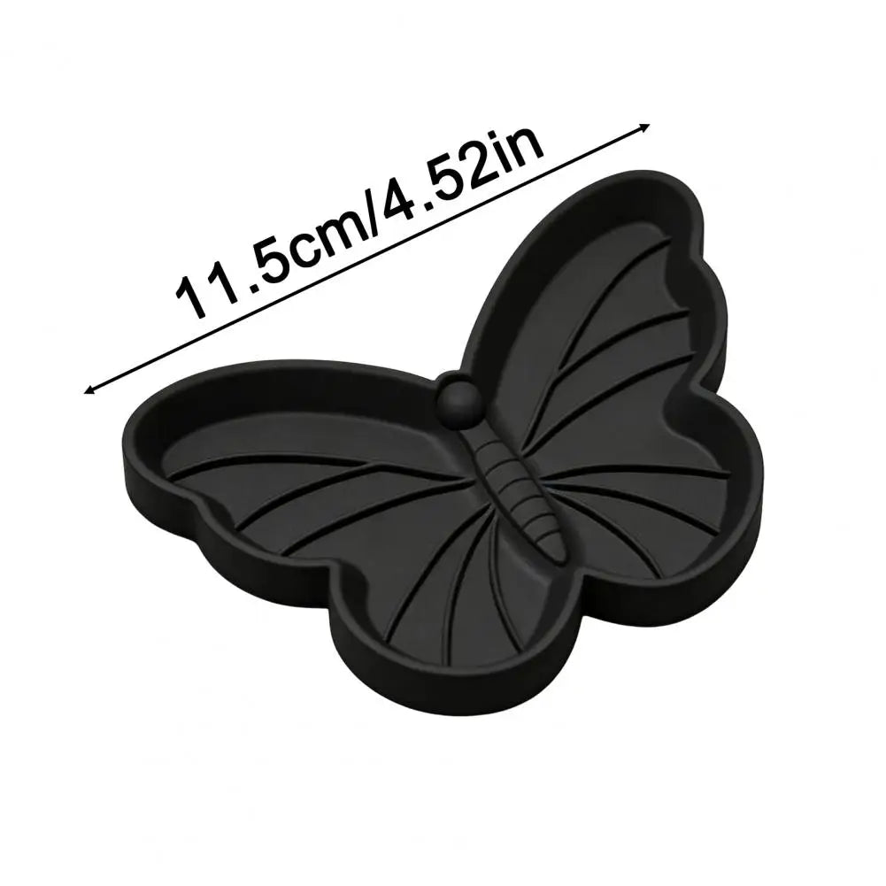 Cute Butterfly Jewelry Tray, Vanity Ring Dish For Earrings Necklaces Keys, Elegant Desktop Organizer For Bedroom Entryway