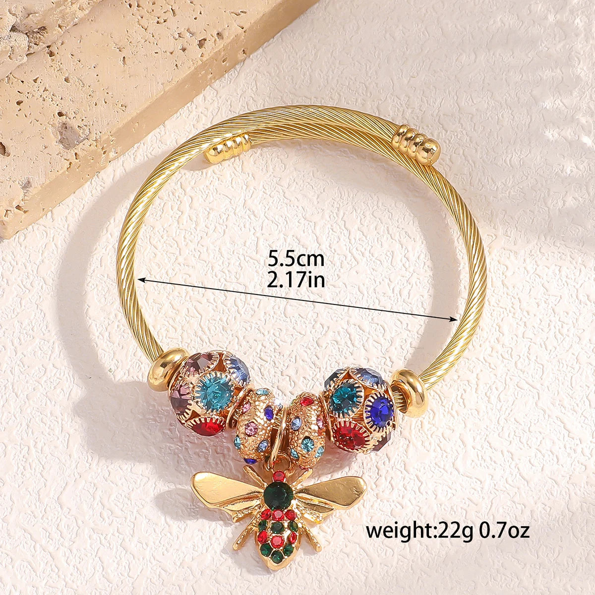 1PC Women's Fashion Pan Family Multi Element Beaded Bracelet Jewelry Accessories Suitable for Date, Party, Festival Gifts