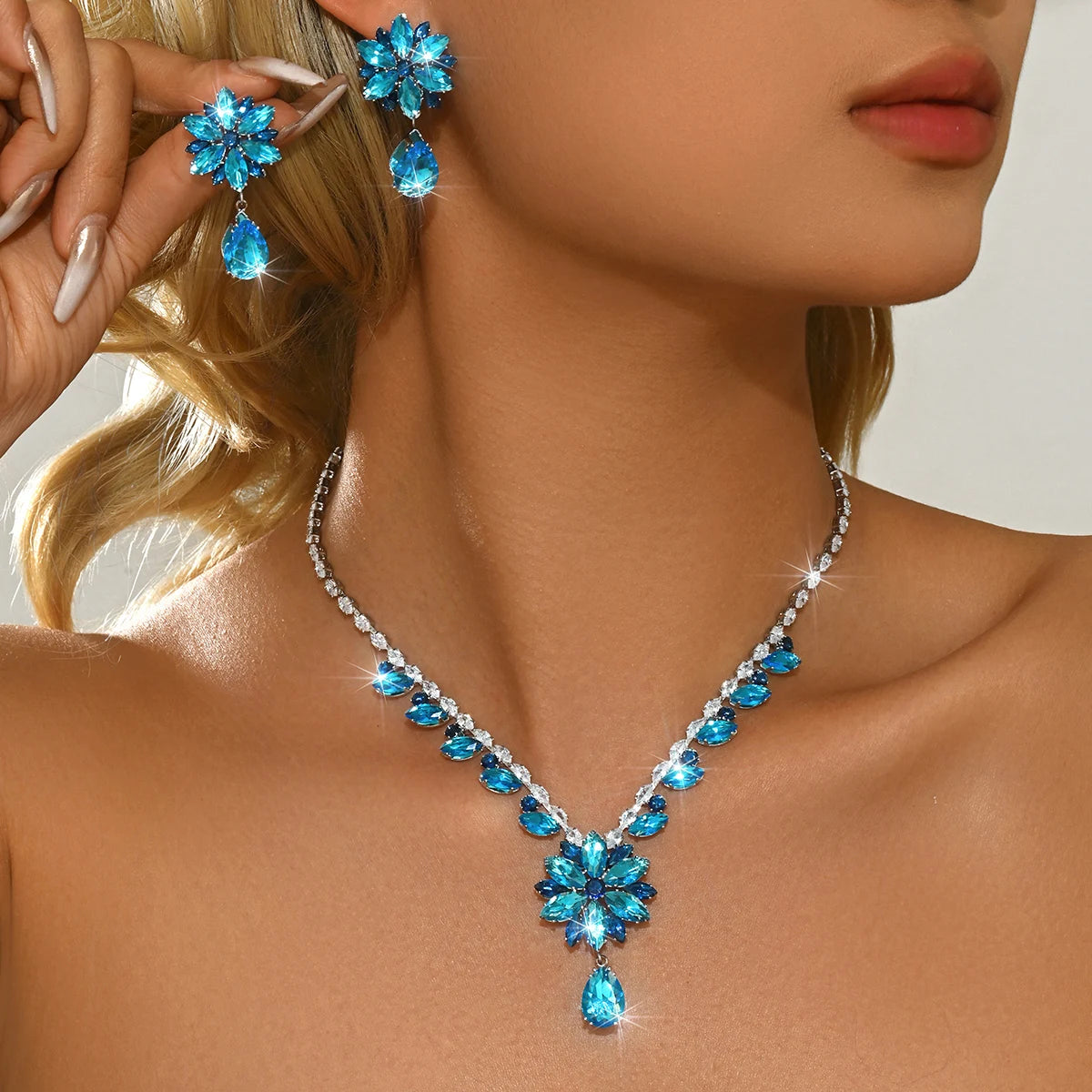 French Luxury Color Set with Floral Design, Exploring the Store, Taking Photos with Girlfriends, and Gifting as Companions