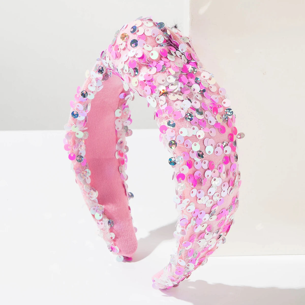 New Fashionable Sweet And Fresh Headband For Women With High Luxury And Versatile High Headtop Wide Edge Knot Hair Accessories
