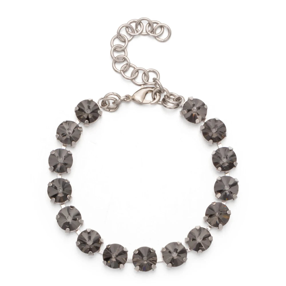 New Design Hot Deal Crystal Charms Bracelets For Women Claw Drill Set Colorful Crystal Bracelets Lobster Clasp  Link Chain