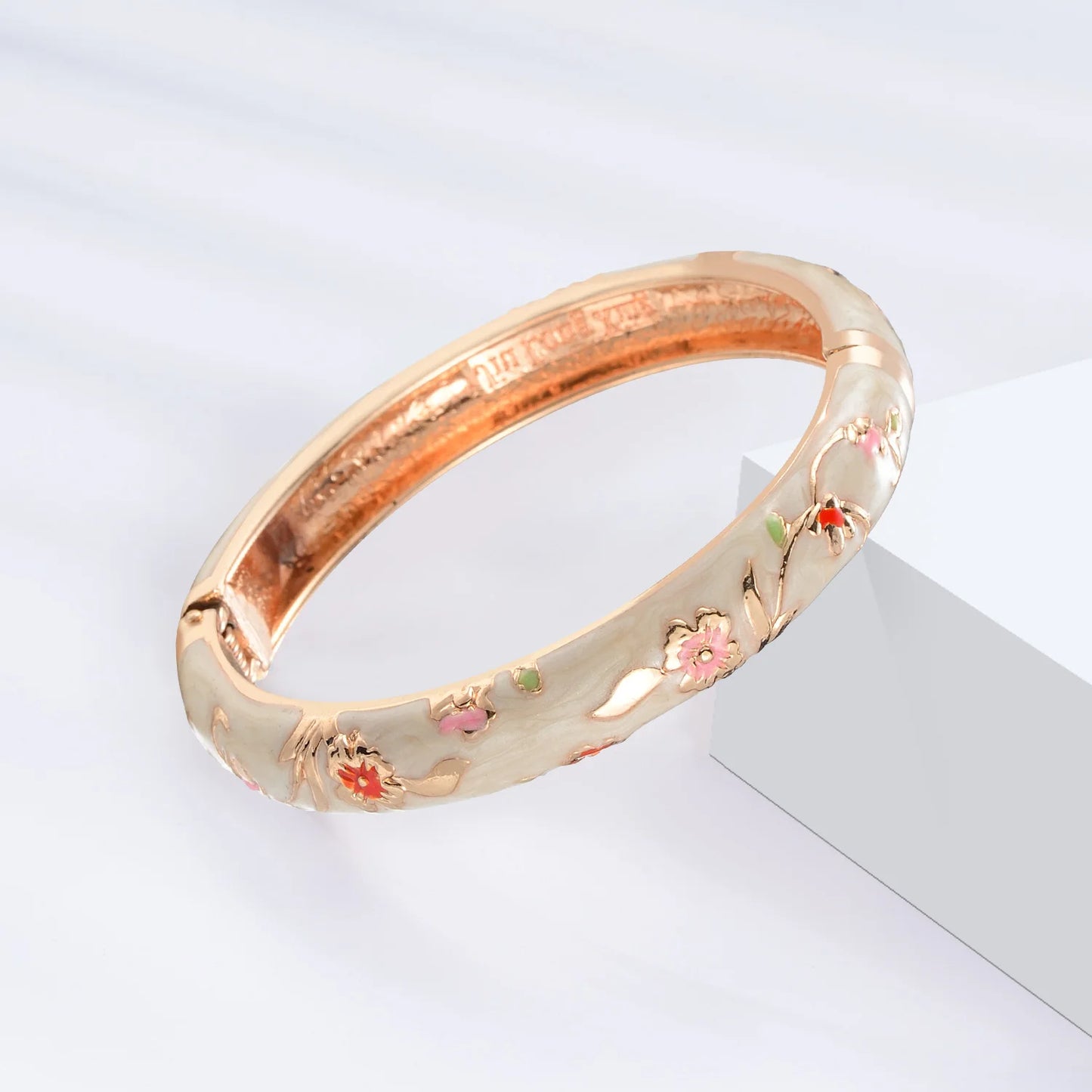 Enamel Bracelet For Women Cloisonne Bangles On Hand Floral Women's Hand Bracelets African Jewelry Dubai India Mother's Day Gifts