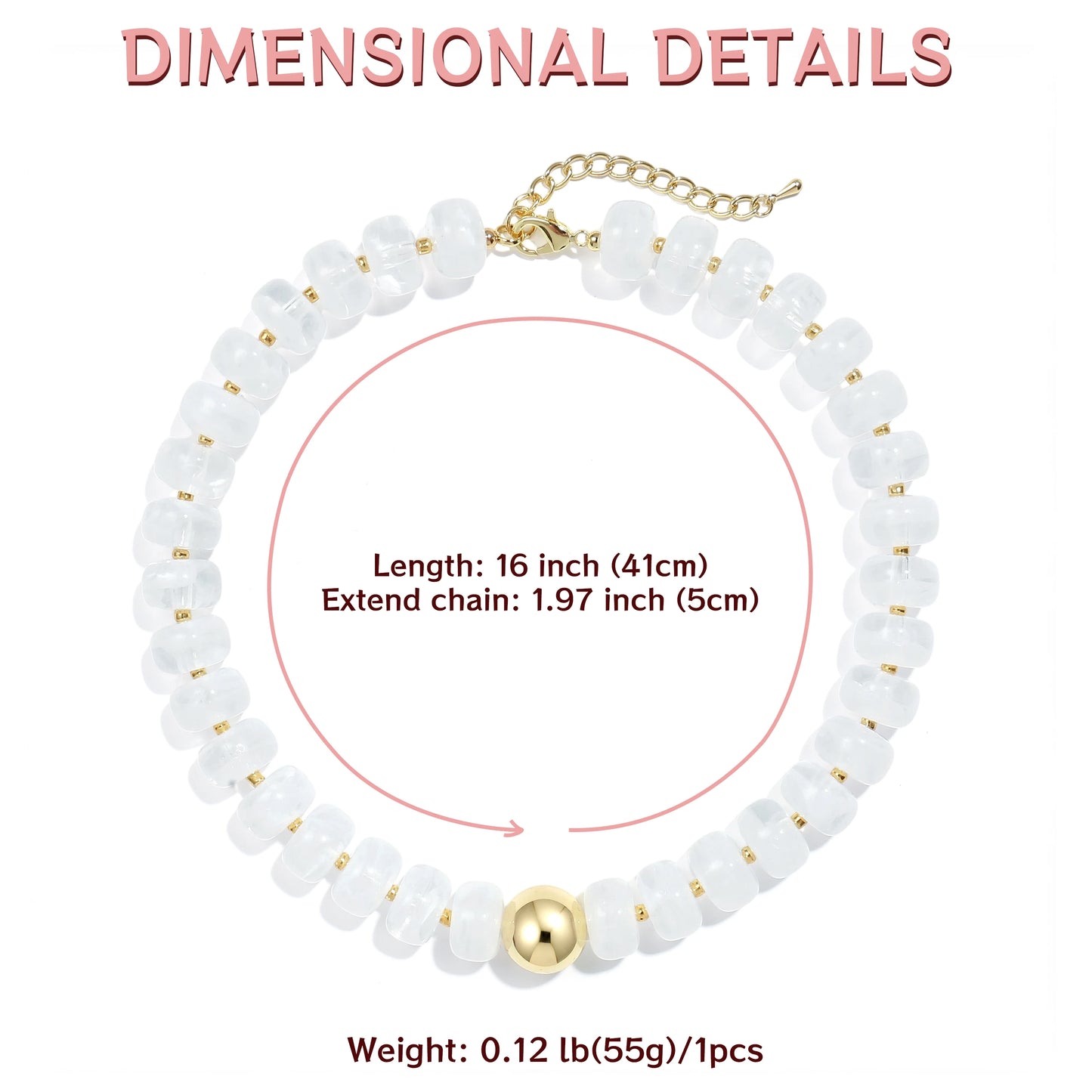 Badu New Colorful Acrylic Beaded Choker Necklace for Women Bohemian Trendy Summer Statement Jewelry Gift 2026
