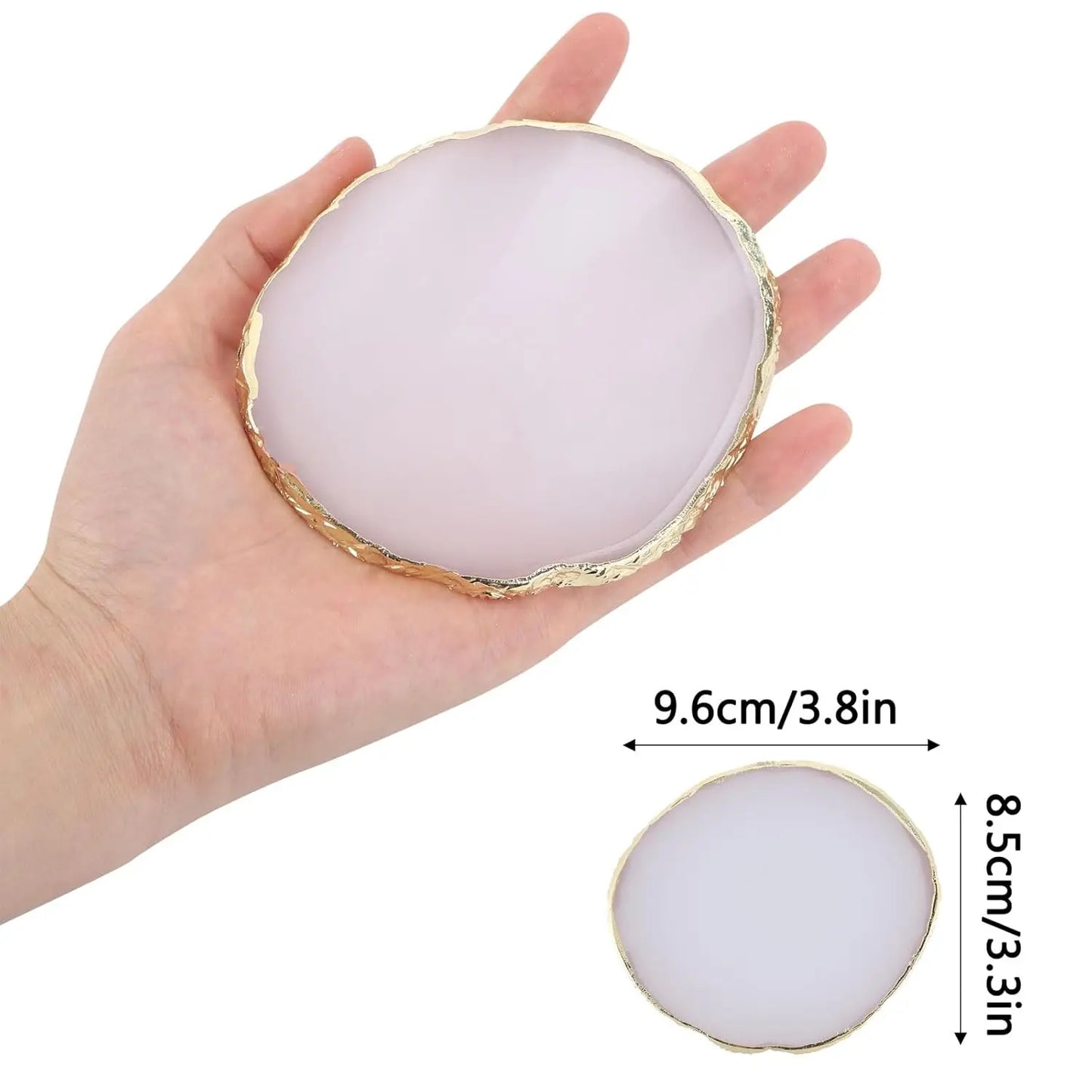 Resin Jewellery Dish Trinket Dish Small Decorative Plate Organizer Ring Dish Holder Keys Tray Key Bowl Gift for Mother Birthday