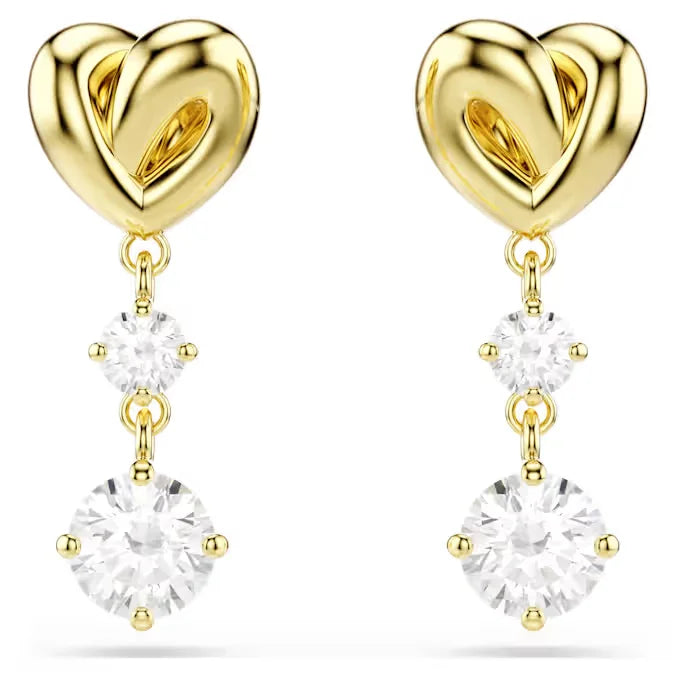 2026 New High-Quality Bee, Cupid's Arrow Heart Candy Snowflake Crystal Earrings for Women - Romantic and Elegant Holiday Gift