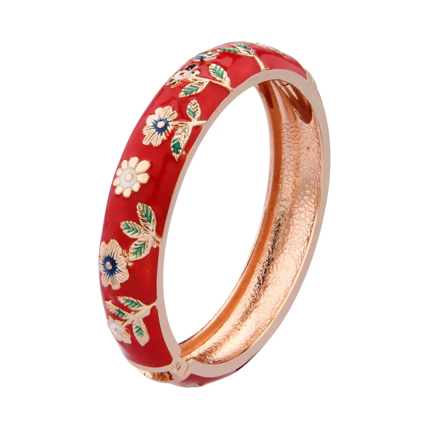 Enamel Bracelets For Women Wide Bangles On Hand Hawaiian India Cloisonne African Jewelry Women's Hand Bracelets Designer Gifts