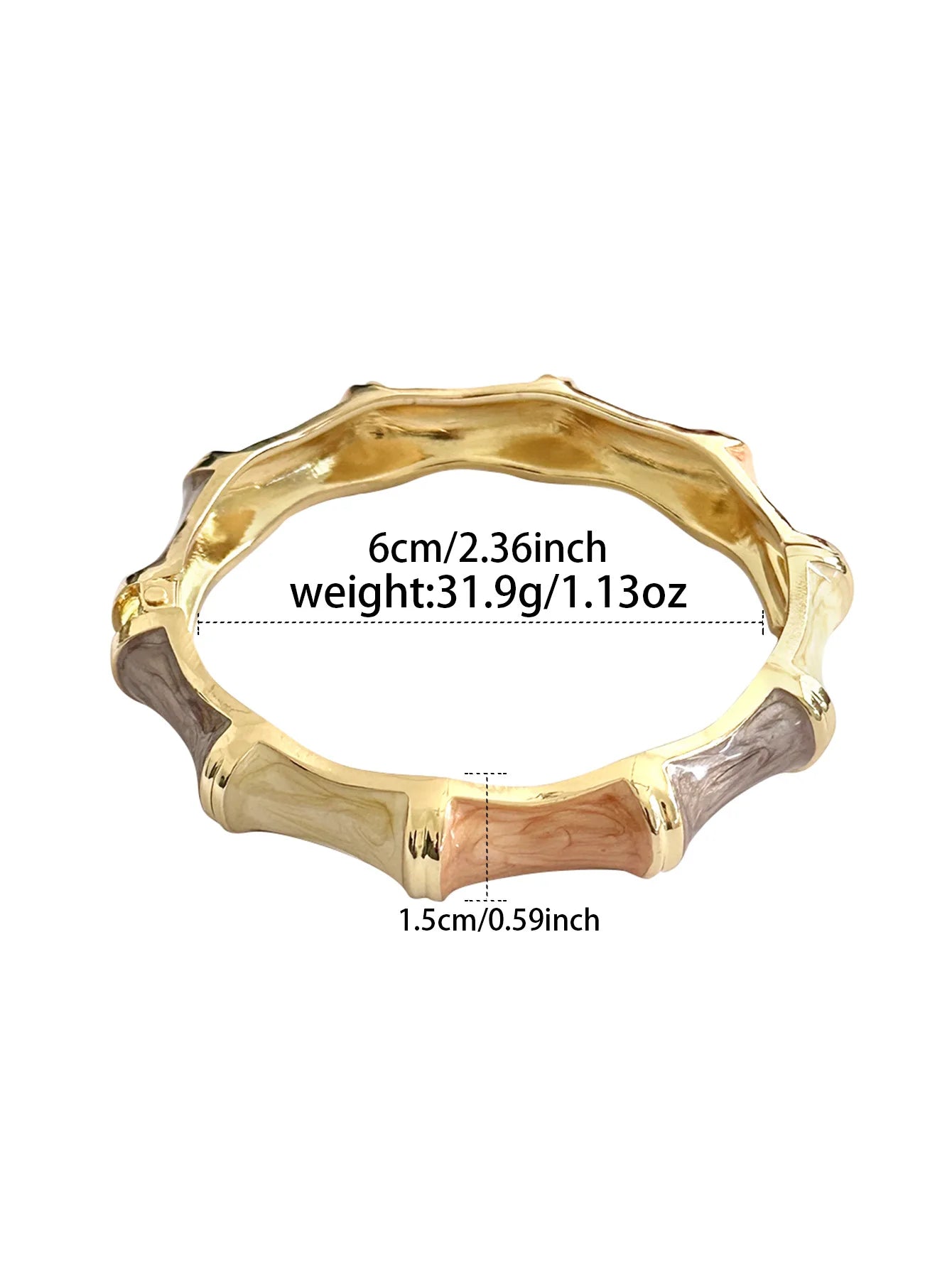 KMVEXO Exaggeration Imitation Enamaled Colorful Metal Bangle Simple Design Trendy Women's Fashion Jewelry Minimalist Bracelets