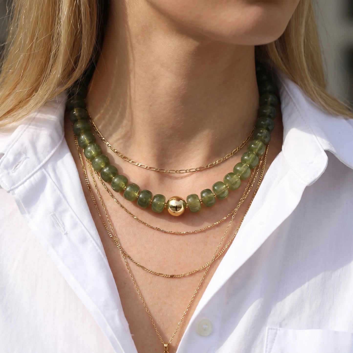 Badu New Colorful Acrylic Beaded Choker Necklace for Women Bohemian Trendy Summer Statement Jewelry Gift 2026