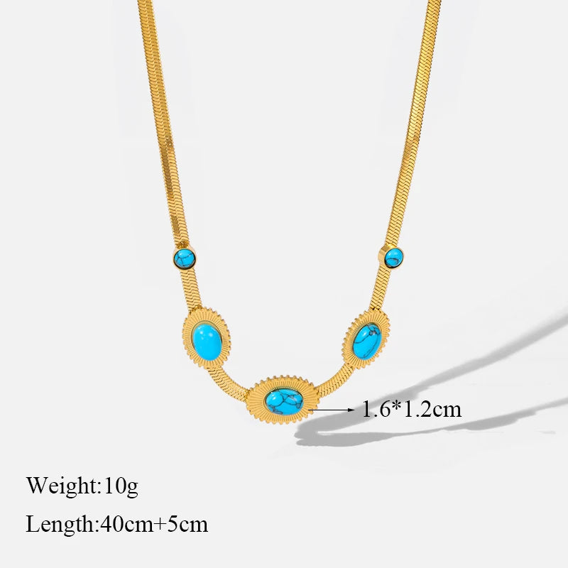 EILIECK 316L Stainless Steel Heart Chokers Necklace For Women New Fashion Collar Neck Chain Waterproof Gold Color Jewelry Gift