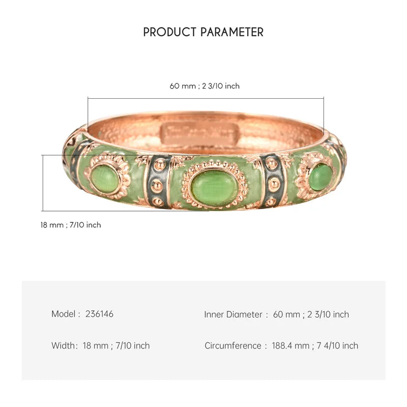 1/5 PCS Enamel Bracelet For Women Bangle On Hand Cloisonne Women's Hand Bracelets India African Jewelry Bohemian Designer Gifts