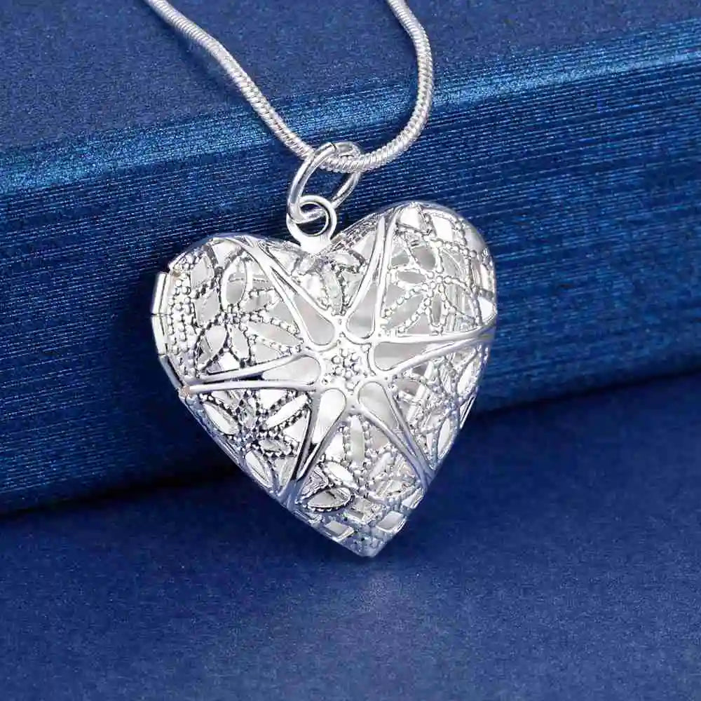 Hot 925 Sterling Silver Necklace Pendant Tree High Quality For Women Wedding Engagement Fashion Jewelry Gifts