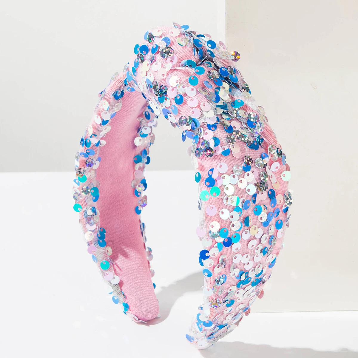 New Fashionable Sweet And Fresh Headband For Women With High Luxury And Versatile High Headtop Wide Edge Knot Hair Accessories